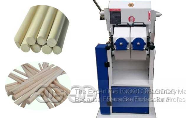 wood round rod sander machine