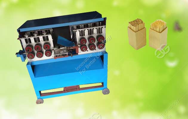 wooden toothpick making machine