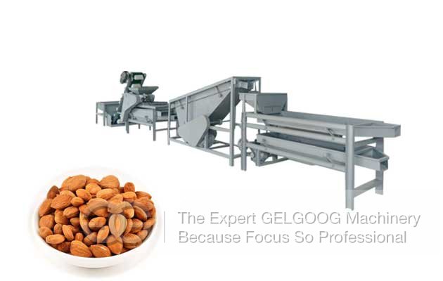 almond shelling machine
