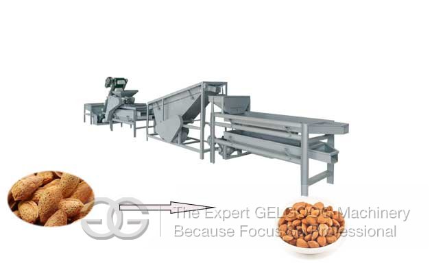 almond shelling machine